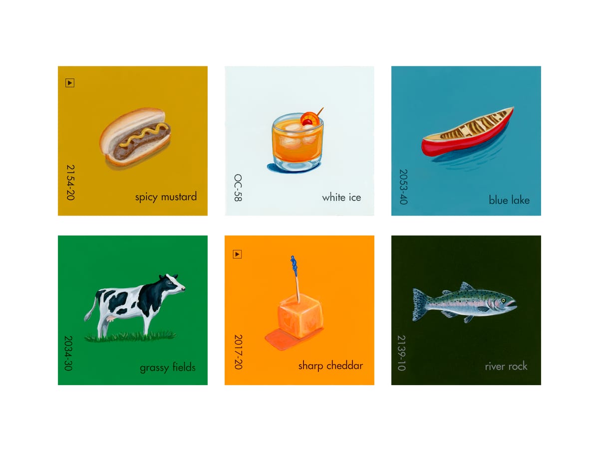 Featuring: Lydia Andersen's Painted Paint Chips