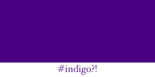 How did indigo become violet?